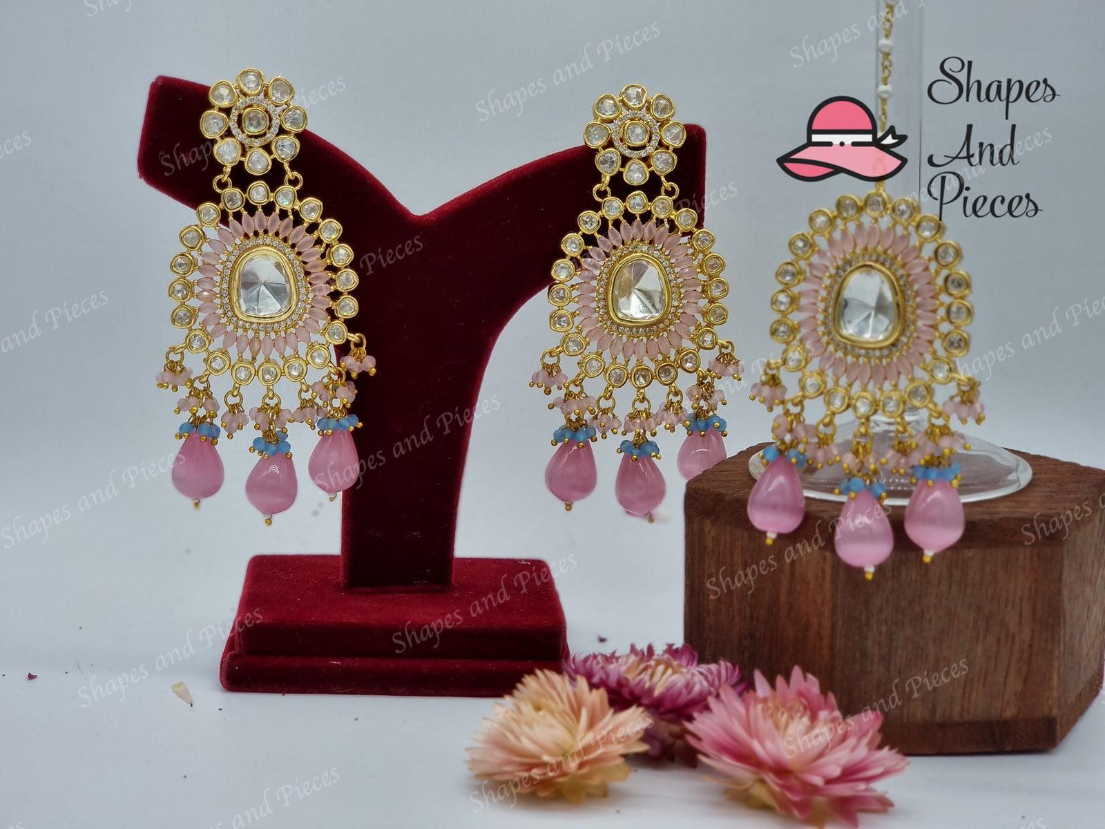 Nayab Earrings and Tikka - Shapes and Pieces