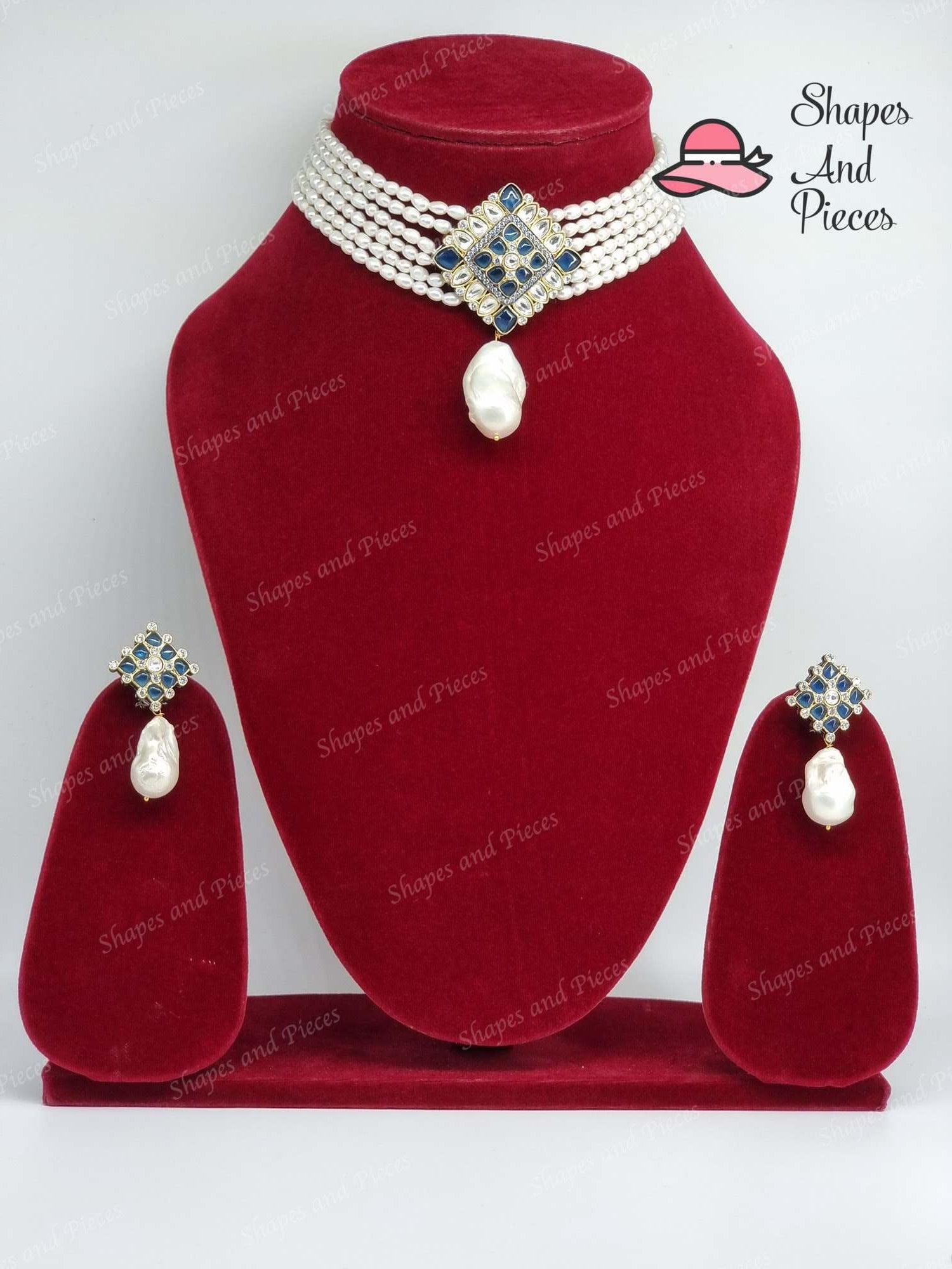 Nelka Choker Set - Shapes and Pieces