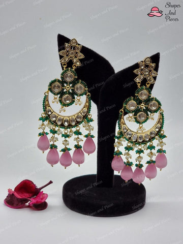 Nida Kundan Earrings - Shapes and Pieces