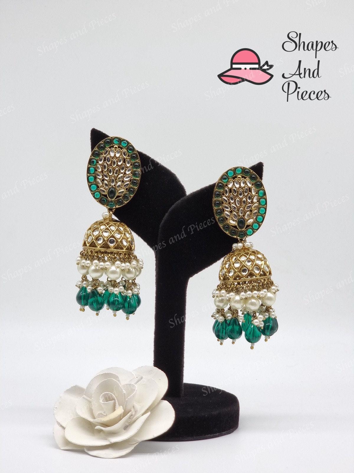 Oval Style Jhumki - Shapes and Pieces