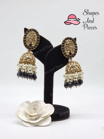 Oval Style Jhumki - Oval Style Jhumki - undefined - Shapes and Pieces