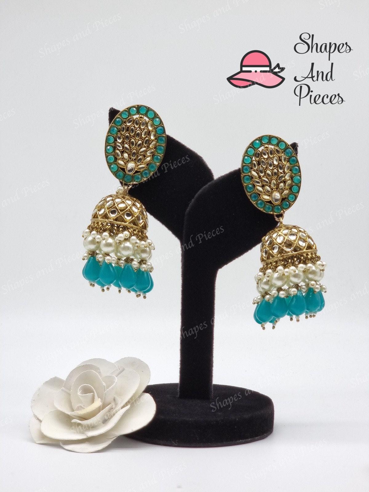 Oval Style Jhumki - Shapes and Pieces