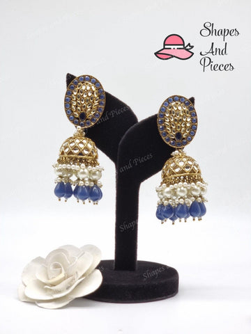 Oval Style Jhumki - Shapes and Pieces