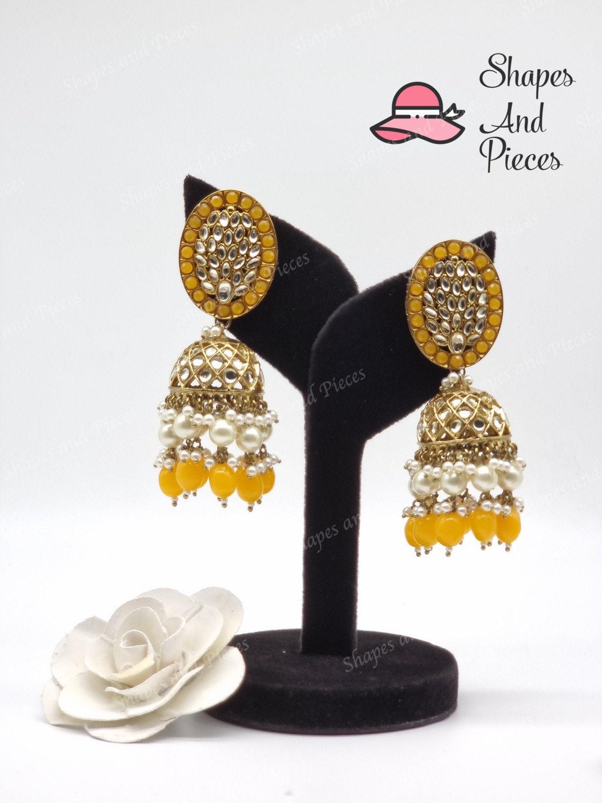 Oval Style Jhumki - Shapes and Pieces