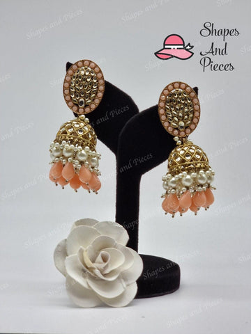 Oval Style Jhumki - Oval Style Jhumki - undefined - Shapes and Pieces