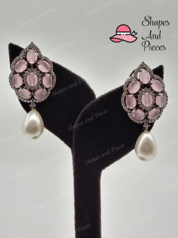 Pearl Drop Studs - Shapes and Pieces