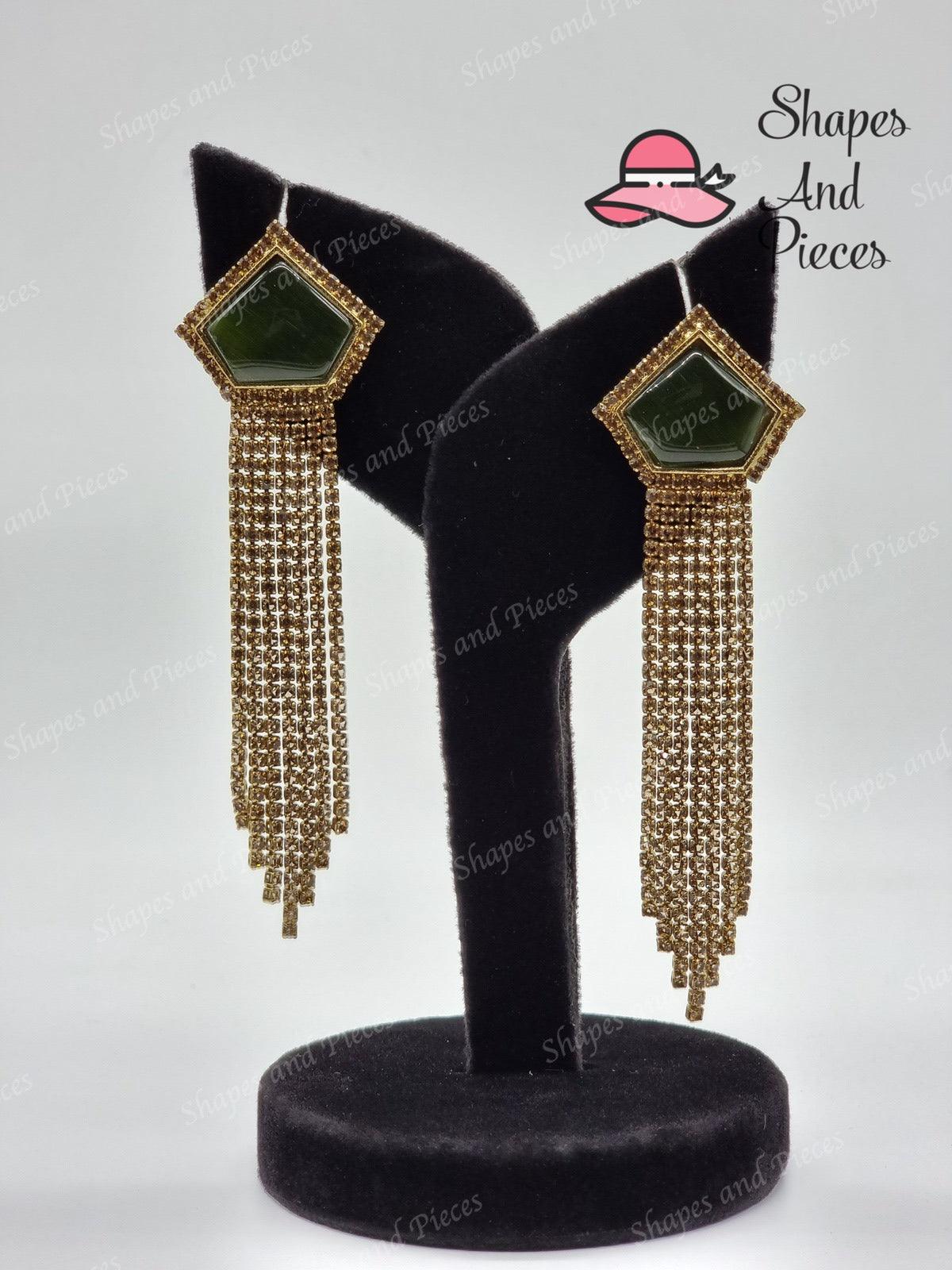 Penta Drop Earrings - Shapes and Pieces