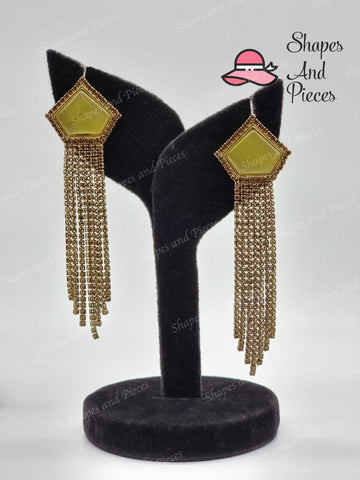 Penta Drop Earrings - Shapes and Pieces