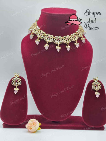 Pink Passion Necklace Set - Shapes and Pieces