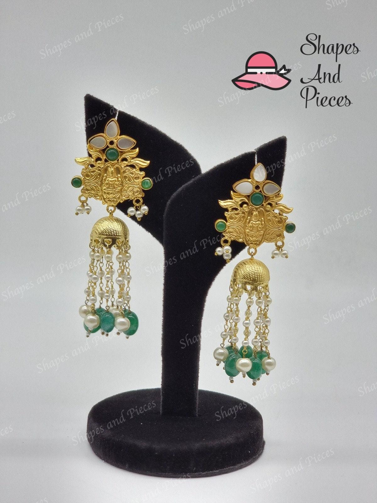 Pooja Earrings - Shapes and Pieces