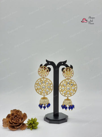 Raafi Kundan Earrings - Shapes and Pieces