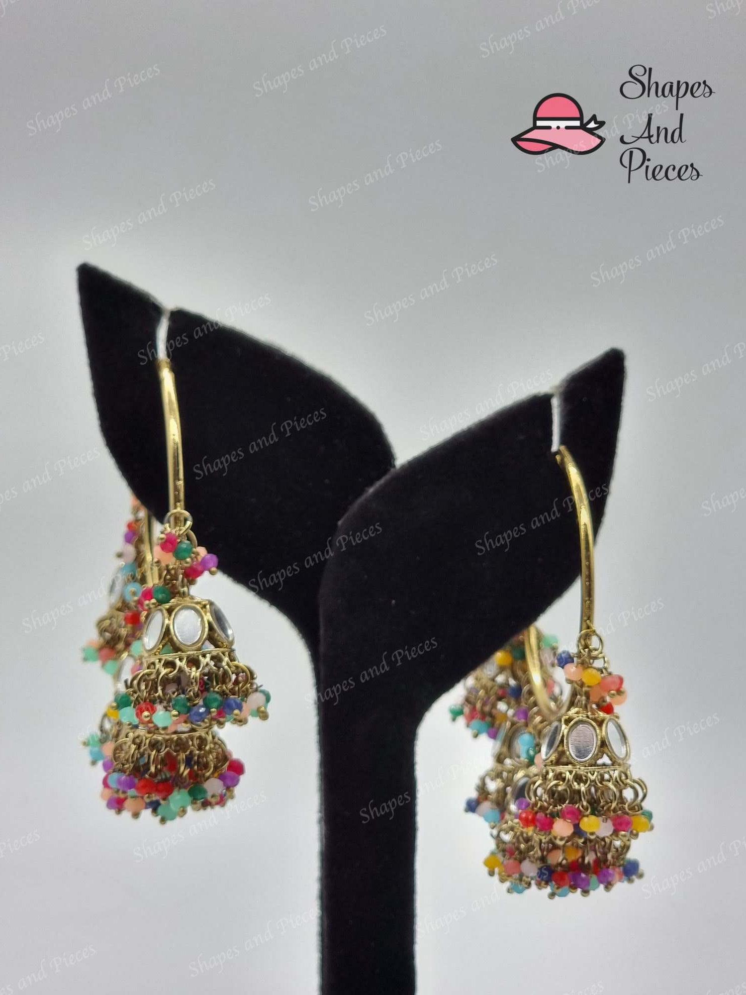 Raaji Hoop Jhumki - Shapes and Pieces