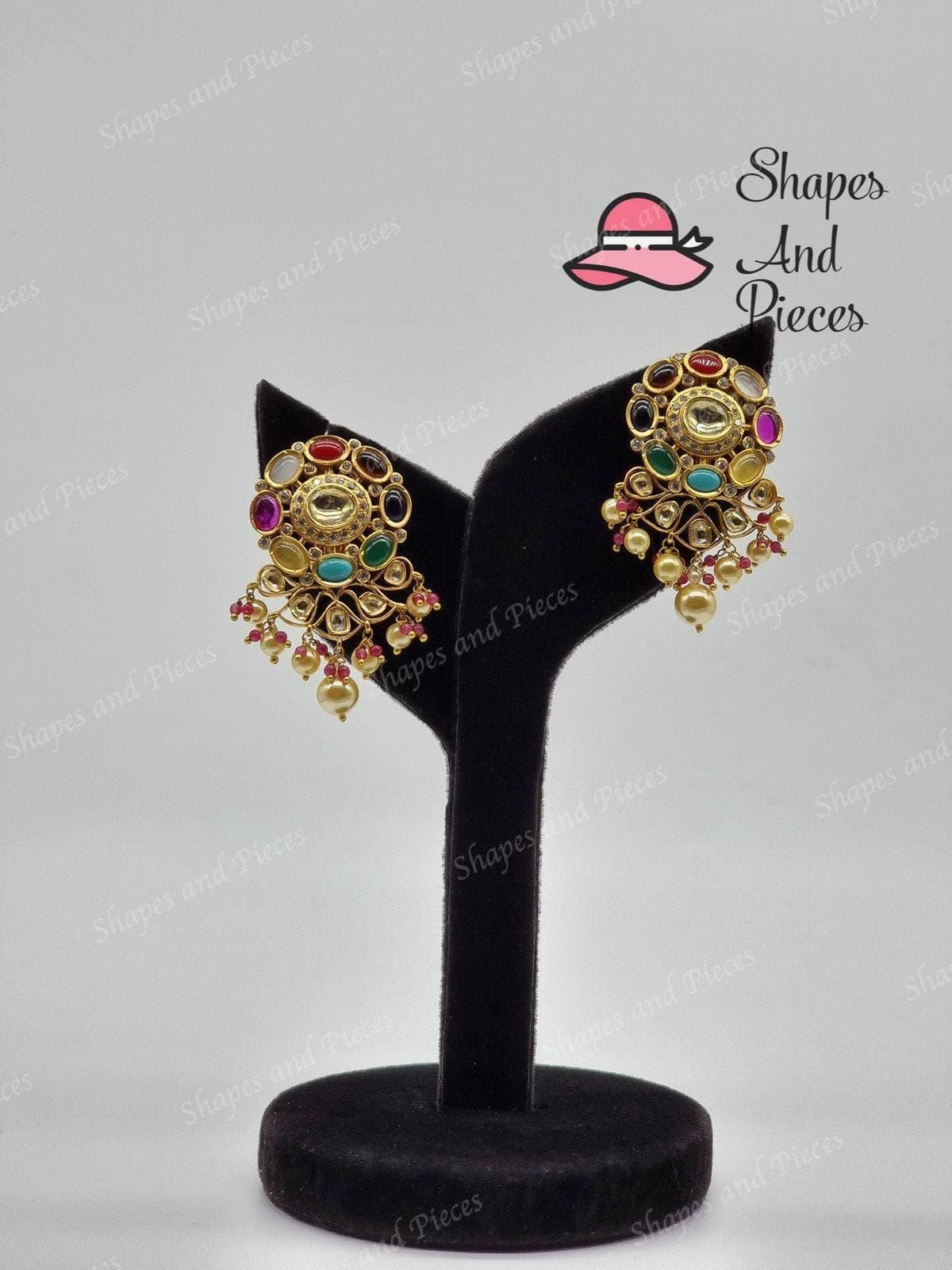 Rainbow Earrings - Shapes and Pieces