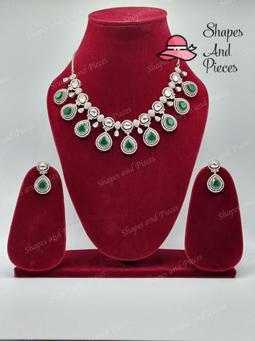 Regal Drop Necklace Set - Shapes and Pieces