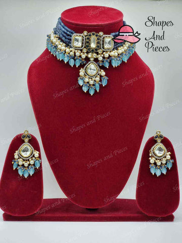 Rubina Choker Set - Shapes and Pieces