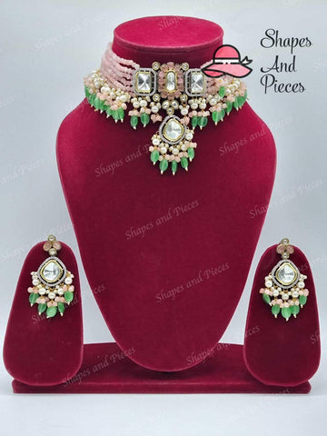 Rubina Choker Set - Shapes and Pieces