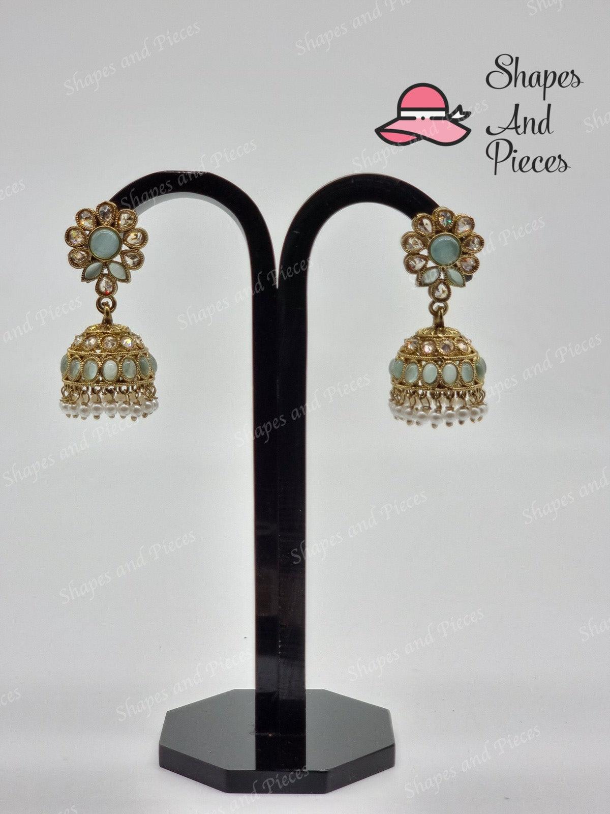 Small Razia Jhumki - Shapes and Pieces