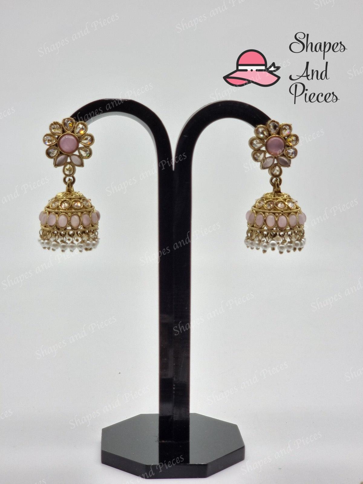 Small Razia Jhumki - Shapes and Pieces