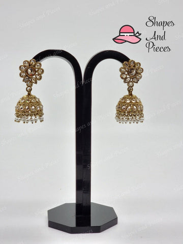 Small Razia Jhumki - Shapes and Pieces