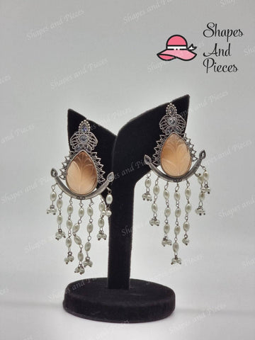 Stone Curtain Earrings - Shapes and Pieces