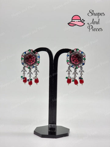 Tridrop Earrings - Shapes and Pieces