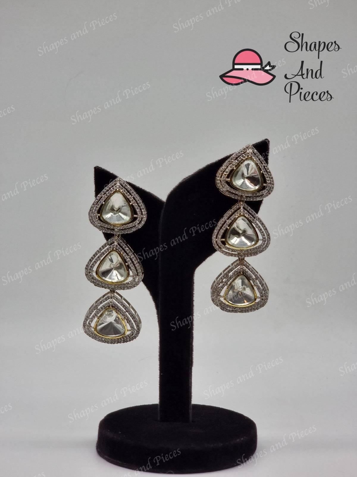 Triplet Earrings - Shapes and Pieces