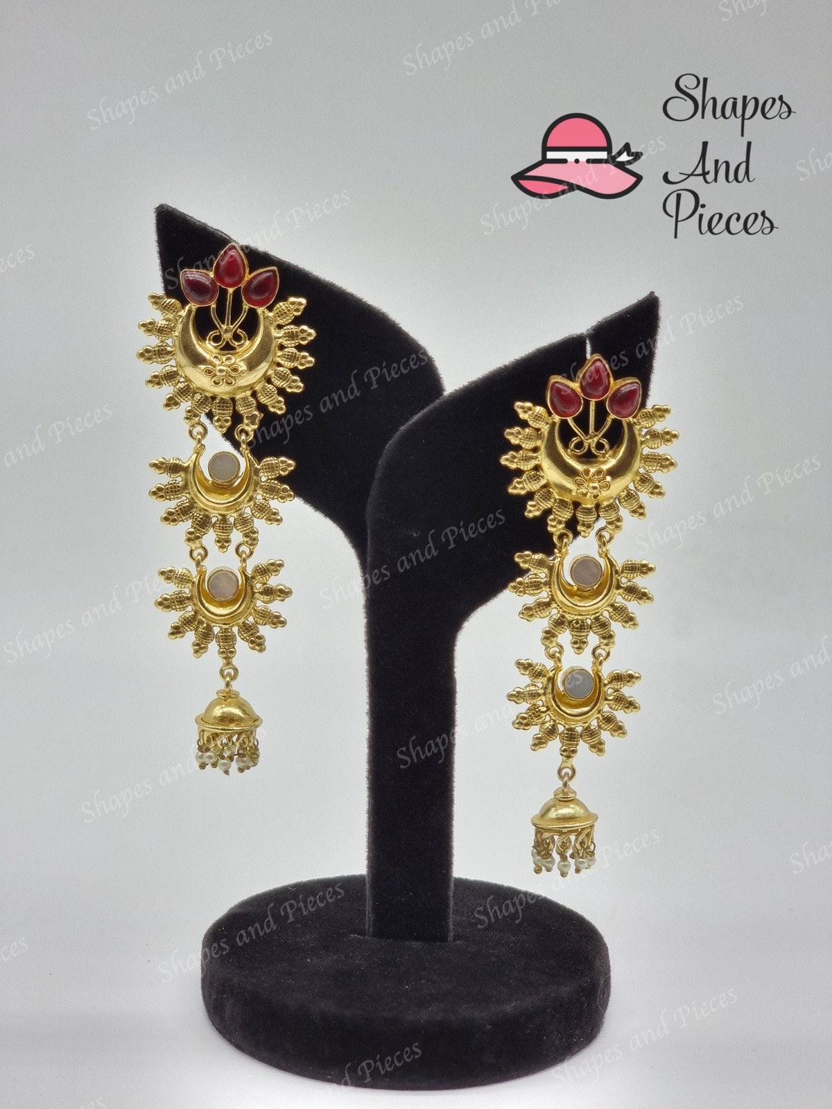 Tritya Earrings - Shapes and Pieces