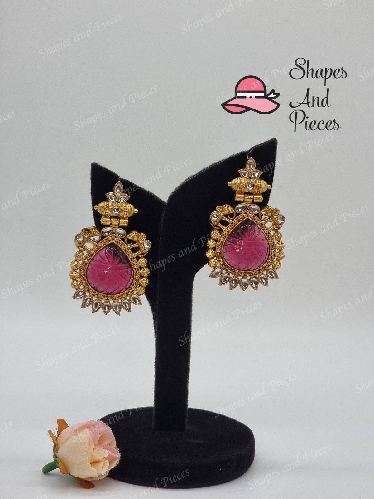 Triveni Earrings - Shapes and Pieces