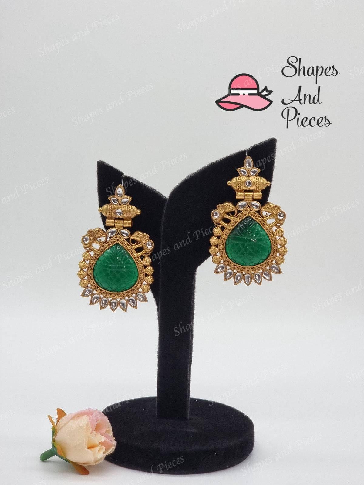 Triveni Earrings - Shapes and Pieces