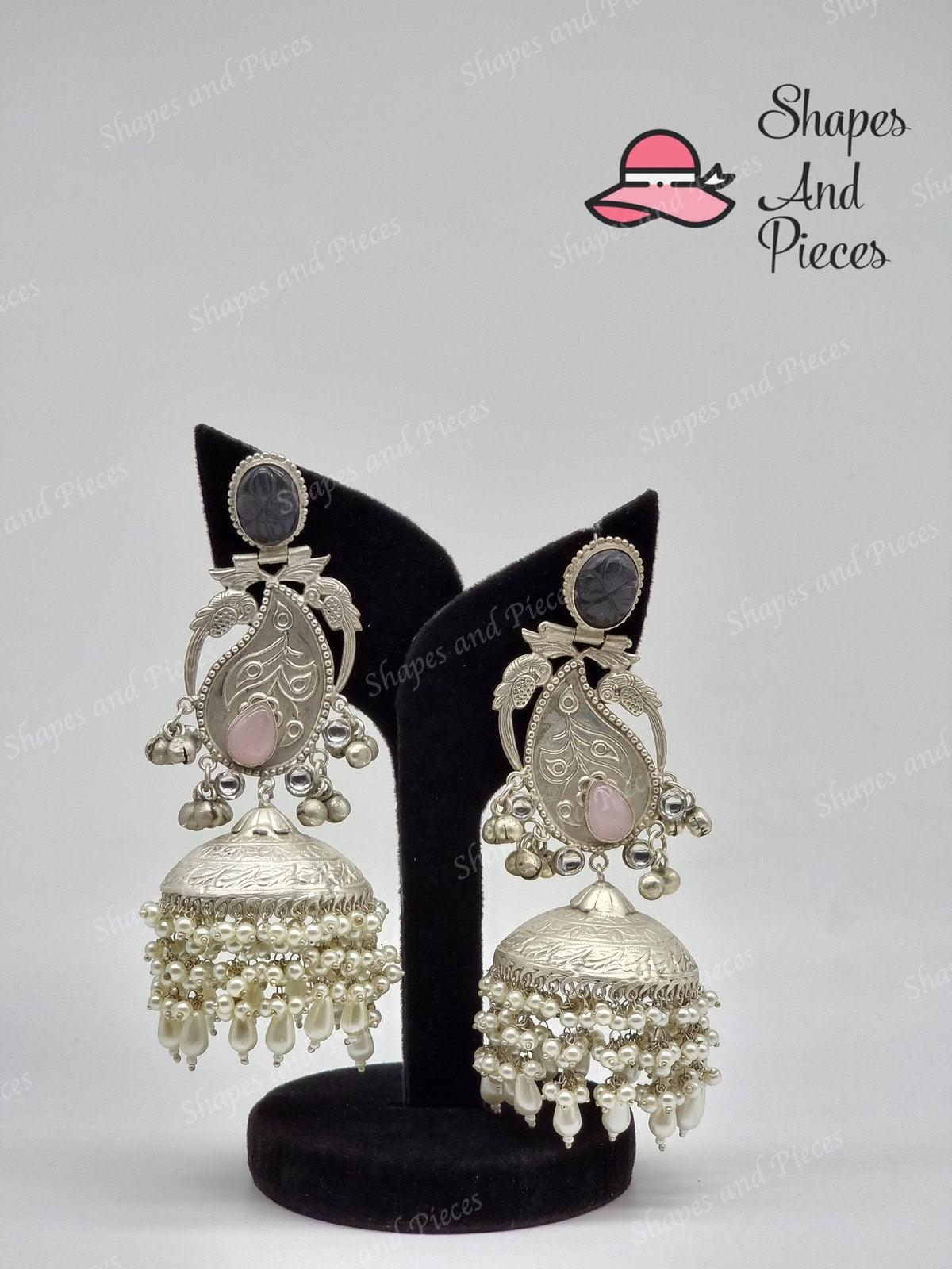 Vintage Drop Earrings - Shapes and Pieces